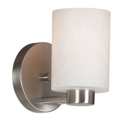 Kenroy Home Encounters 1-Light Wall Sconce in Brushed Steel - Bed Bath & Beyond